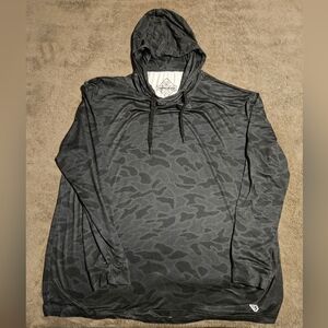 Burlebo - Men's Performance Hoodie - Black Camo
